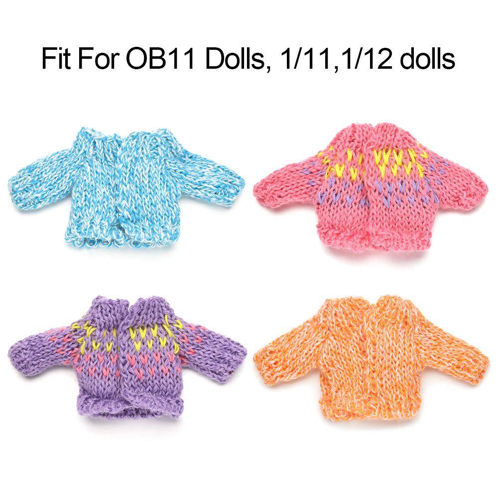 Áo Sweater Dệt Kim Mini Nhiều Màu Xinh Xắn Thời Trang Cho Búp Bê