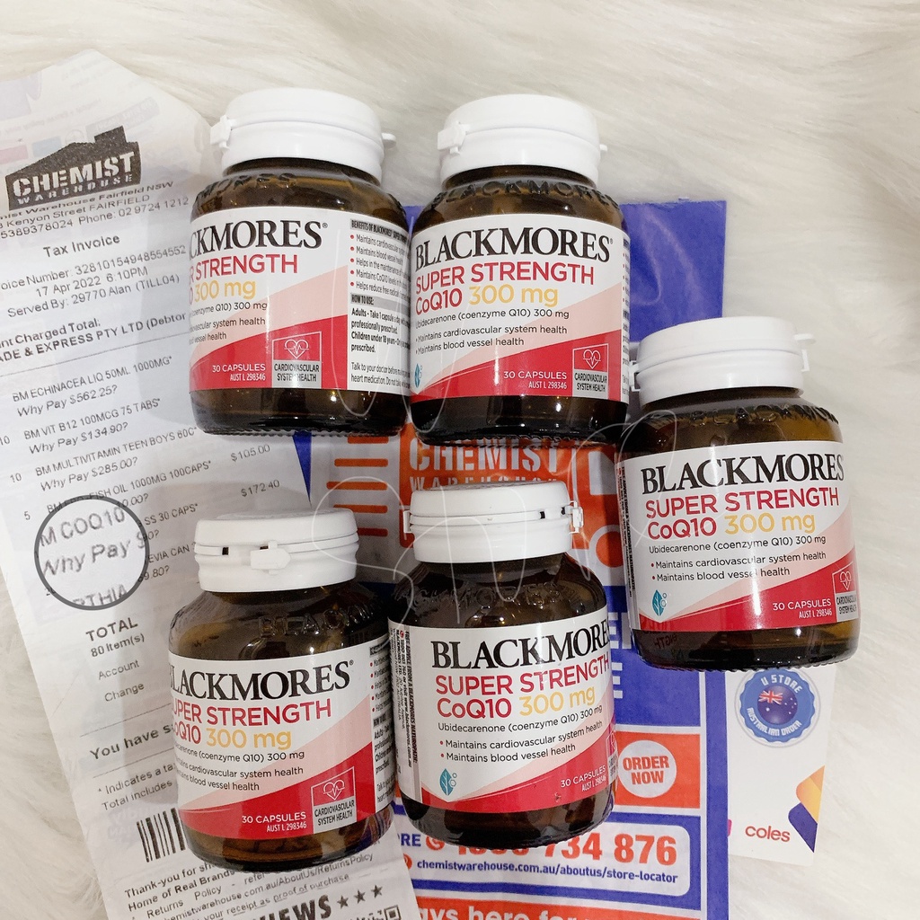 Viên Uống Hỗ Trợ Tim Mạch Super Strength Coq10 300mg 30v