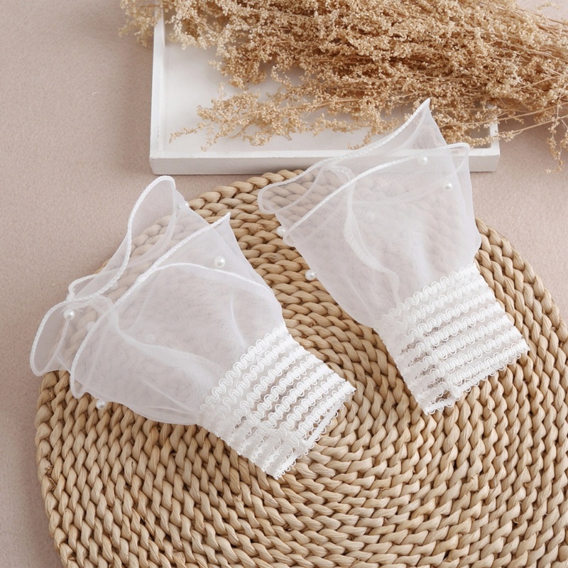 Khuy Măng Sét Giả Nhiều Lớp Chống Tia uv Có Thể Tháo Rời Trang Trí Áo Sơ Mi Cho Nữ