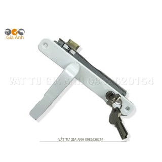 Khóa Tay Gạt Lắp Cửa Nhôm Hệ 4400 Việt Pháp (Trắng)