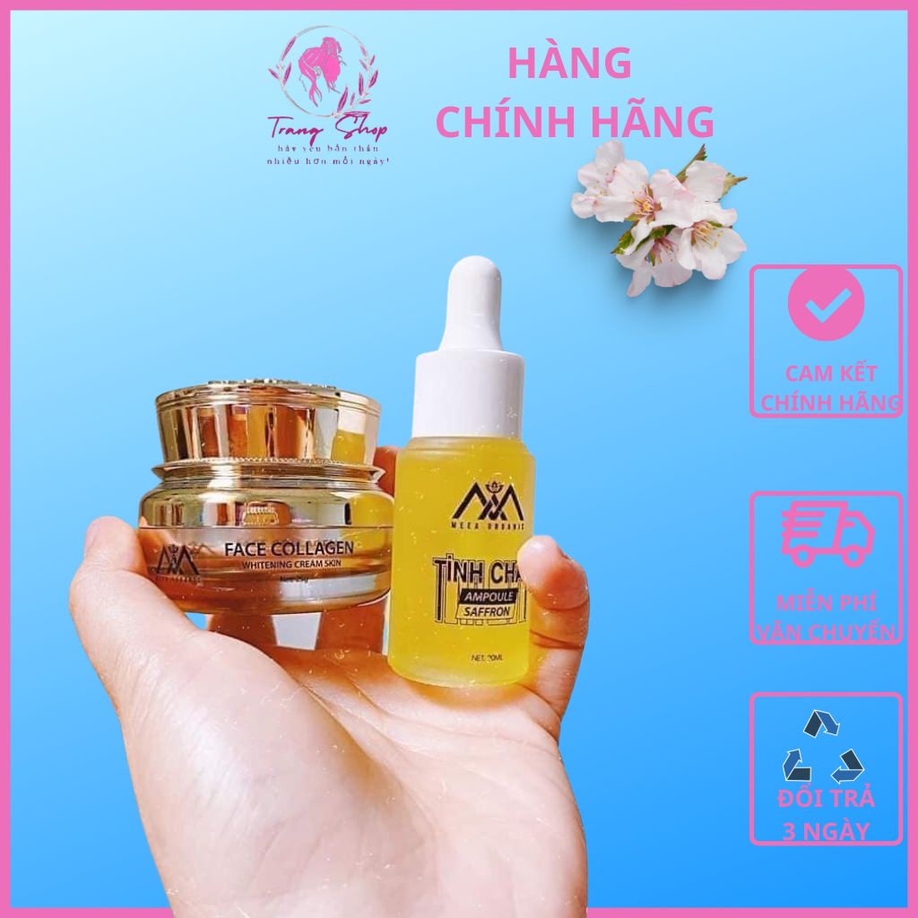 COMBO KEM FACE ADN CÁ HỒI & TINH CHẤT AMRONE SAFFRON