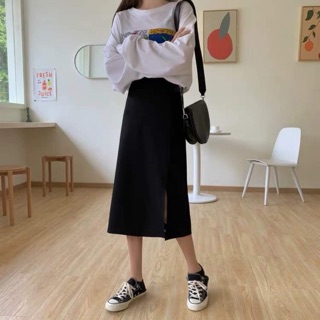Chân váy xẻ tà + váy
