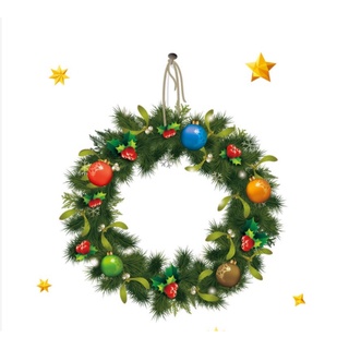 Decal Trang Trí Noel - Rèm vòng