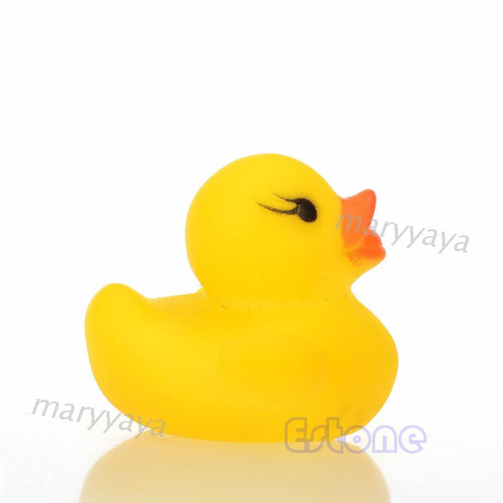 Đồ chơi bồn tắm vịt cao su vàng dễ thương cho bé
