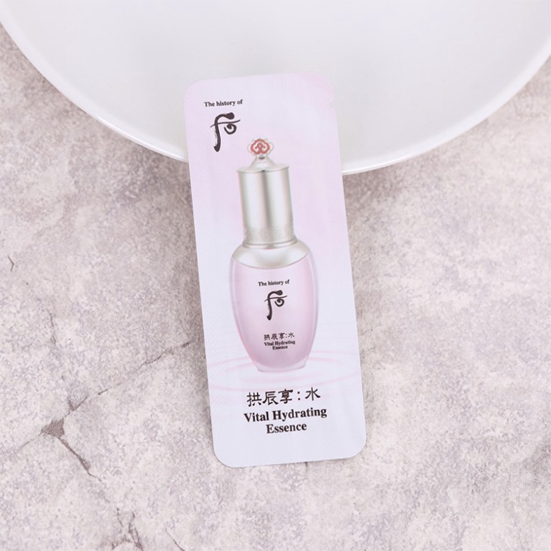 Gói tinh chất dưỡng mắt Whoo Super Hydrating Eye Essence giúp cấp nước giảm nhăn giảm thâm hiệu quả cho vùng da mắt 1ml