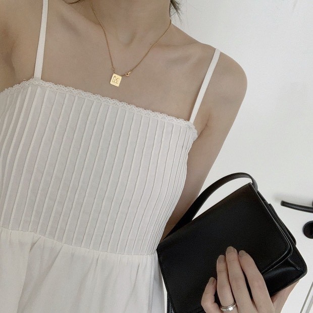 [Yêu thích] Váy đầm nữ maxi 2 dây dáng dài trắng đẹp | BigBuy360 - bigbuy360.vn