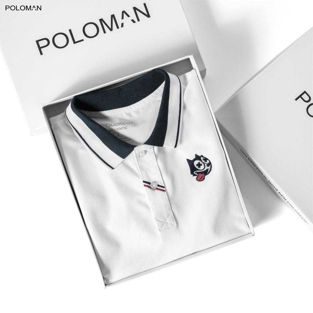 Áo Polo nam cổ bẻ phối CINO vải cá sấu Cotton xuất xịn,chuẩn form, sang trọng - thanh lịch - POLOMAN | BigBuy360 - bigbuy360.vn