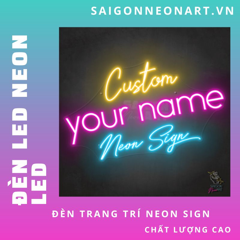 Làm đèn led neon theo TÊN yêu cầu | 50 - 70k 1 kí tự (Liên hệ shop trước khi đặt đơn nhé)