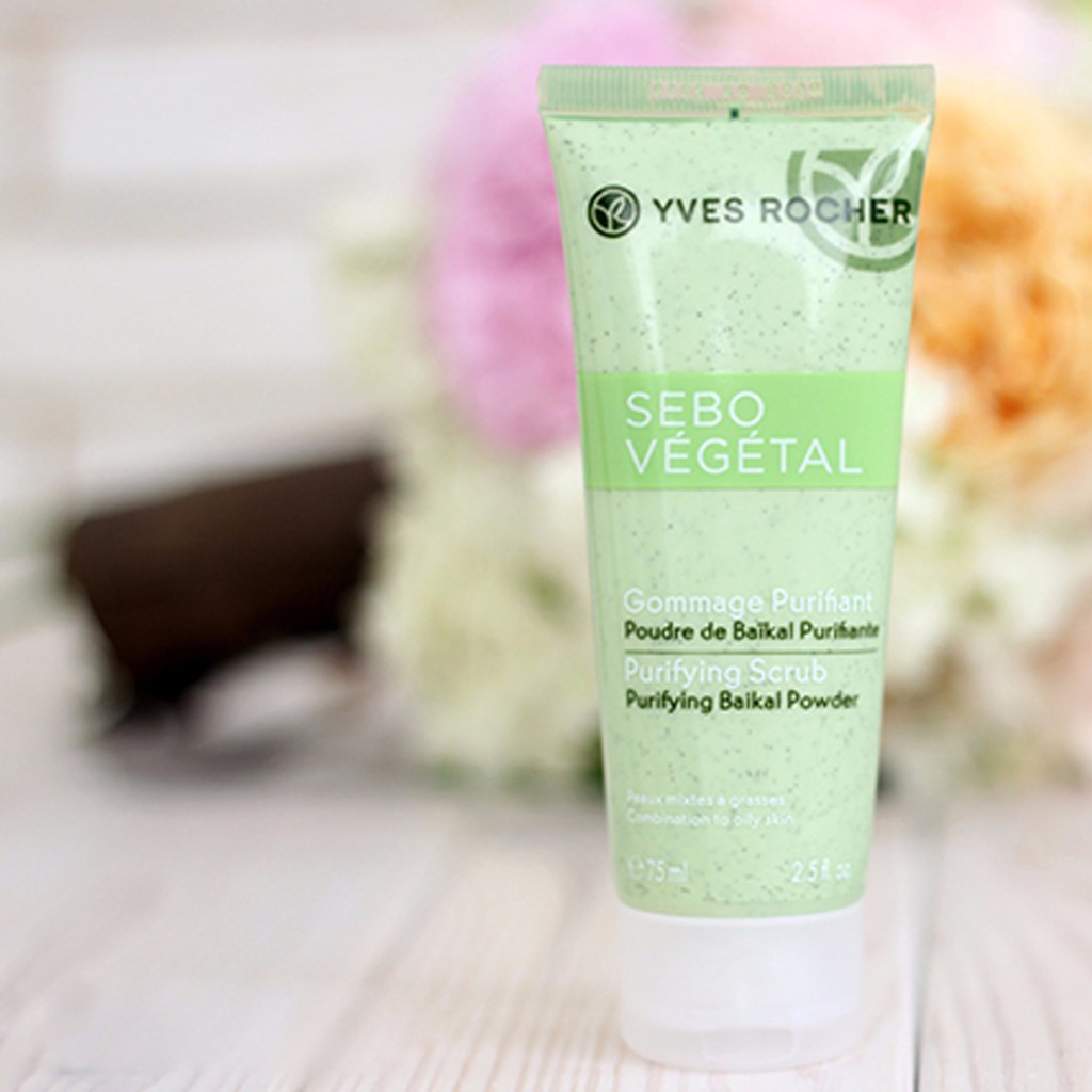 Yves Rocher Sebo Végétal Gommage Purifiant - Tẩy Da Chết Cho Da Hỗn Hợp Đến Dầu 75ml | BigBuy360 - bigbuy360.vn