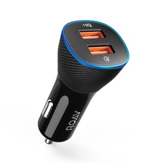 Tẩu sạc xe hơi Anker Roav 30W hai cổng USB Quick Charging QC3.0, xác định vị trí xe - AK-R5121