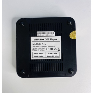 Box Vinabox A15 Đen, Android 10.0 (RAM 1GB)