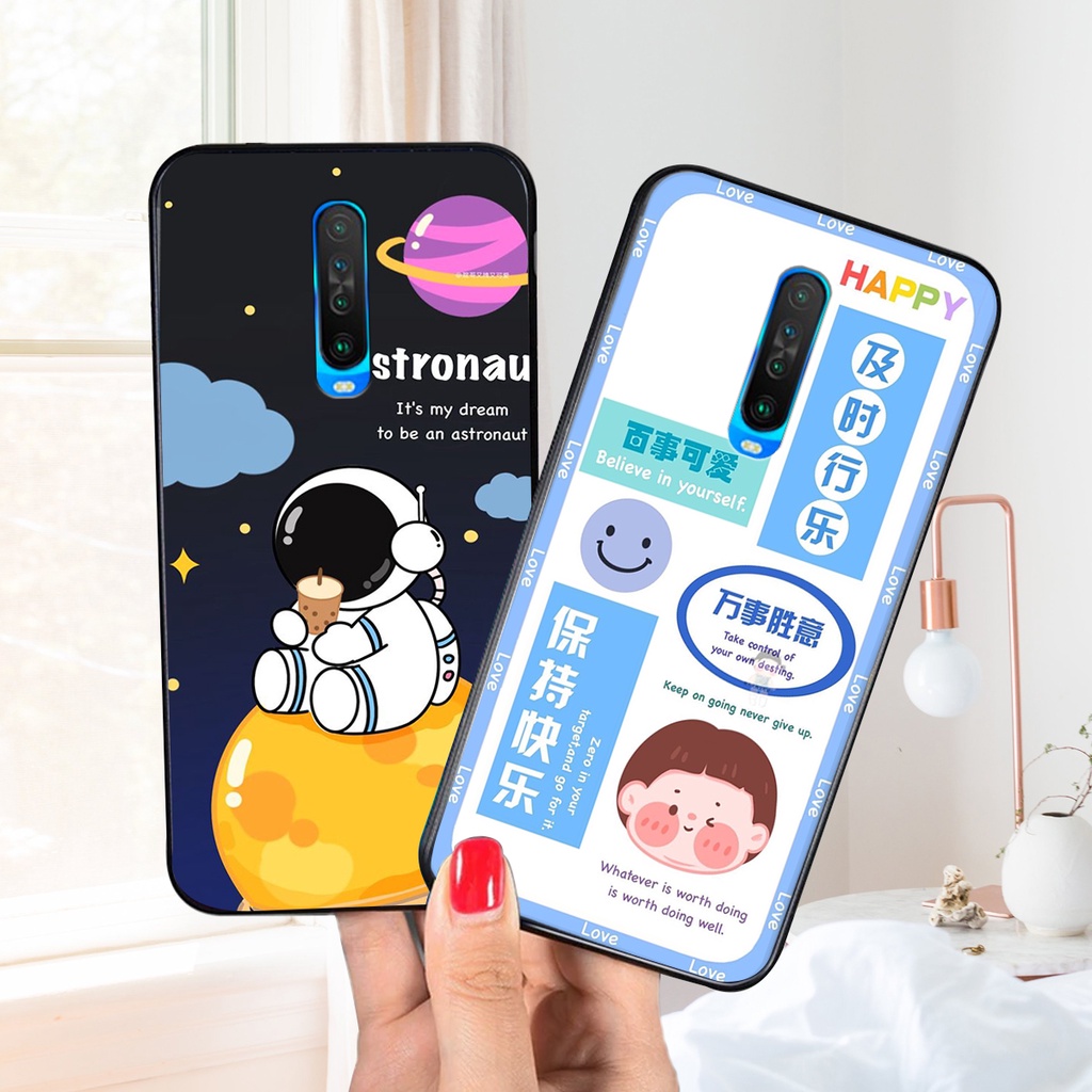 Ốp lưng Xiaomi REDMI K30 in hình 3D GẤU cute be@r, soda, happy day cực hot ,thời thượng