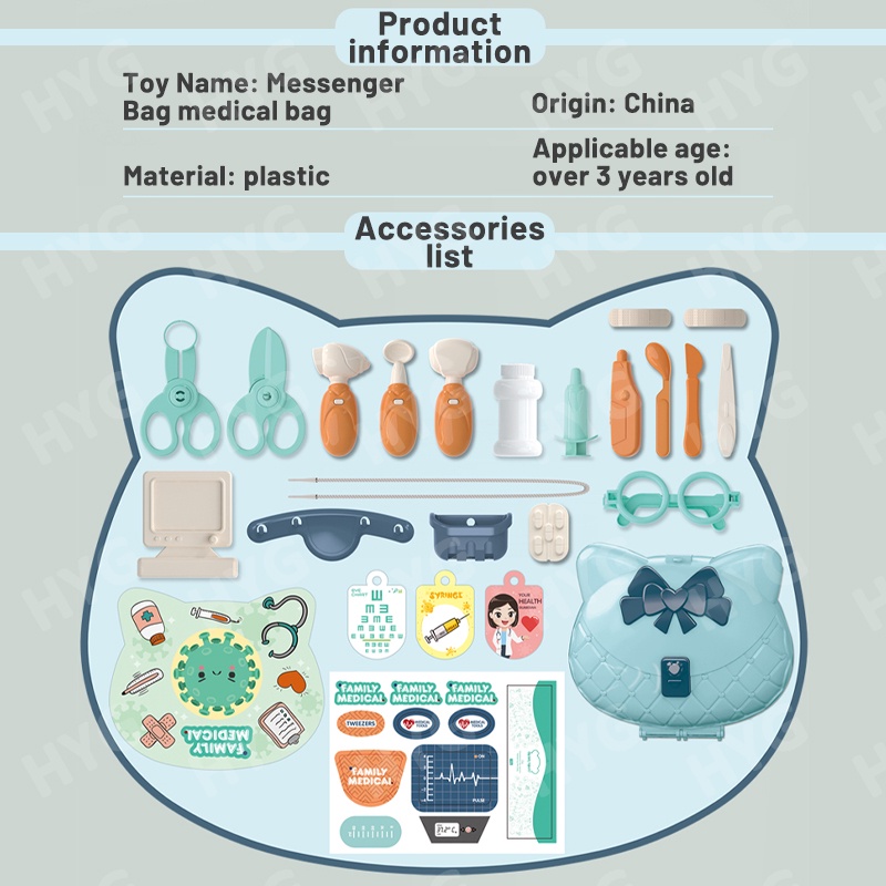 Bộ đồ chơi trang điểm HYG Toys vui nhộn cho bé gái