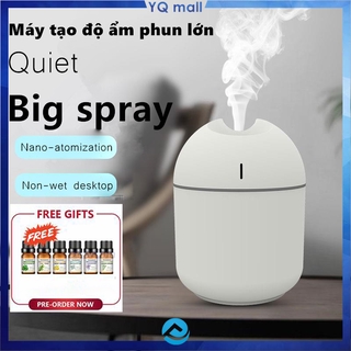 Máy tạo ẩm phun sương mini cầm tay có máy lọc không khí mini White