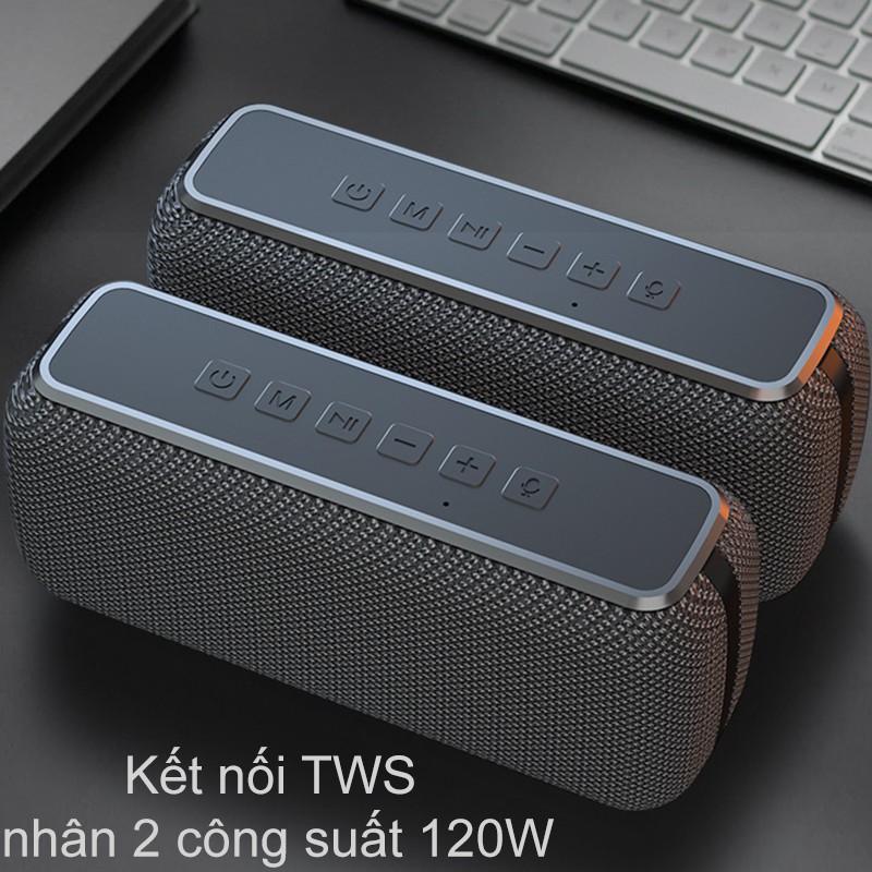 [Mã ELHACE giảm 4% đơn 300K] Loa Bluetooth PKCB 60W công suất lớn Super Bass chống nước IPX5 pin 6600MAHHàng Chính Hãng