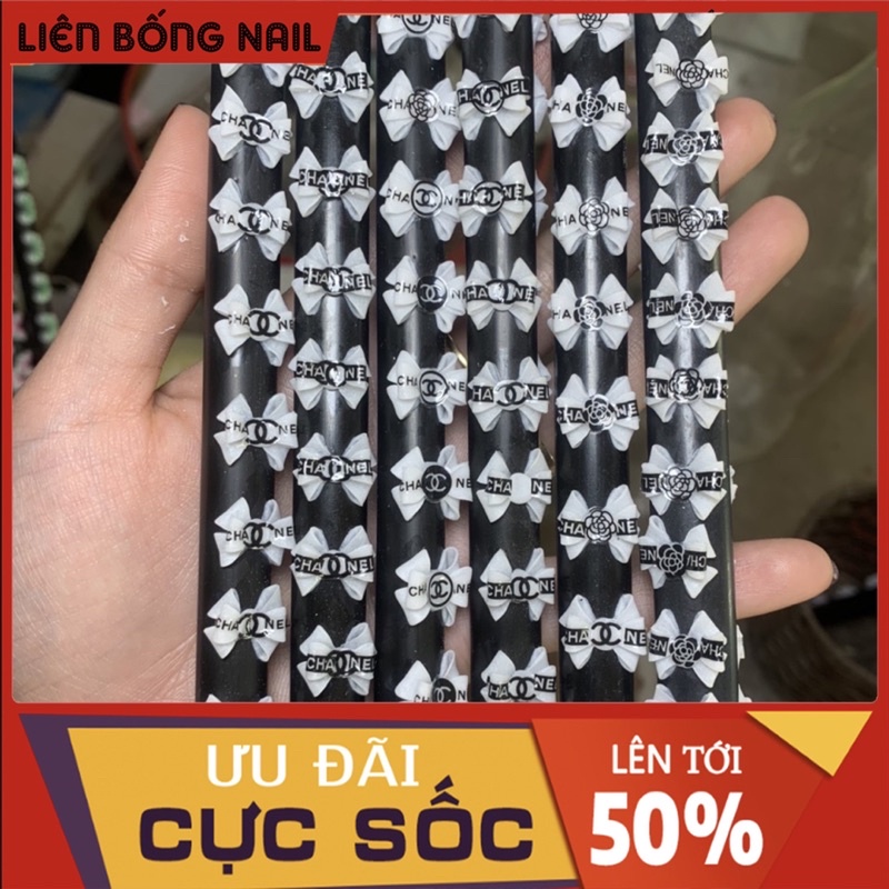 Nơ bột nail - mẫu mới