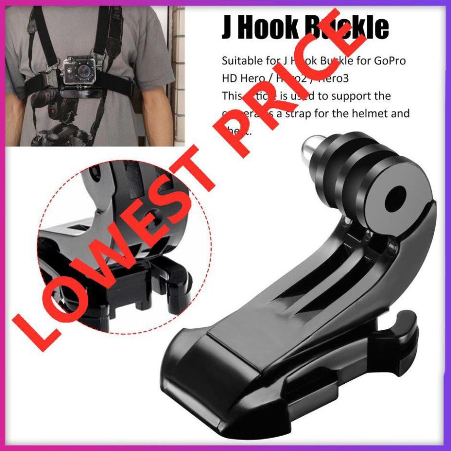 【giao hàng hôm nay>>>1PCS J-Hook Buckle Surface Mount For Xiaomi Yi SJCAM SJ4000 SJ5000 SJ7000