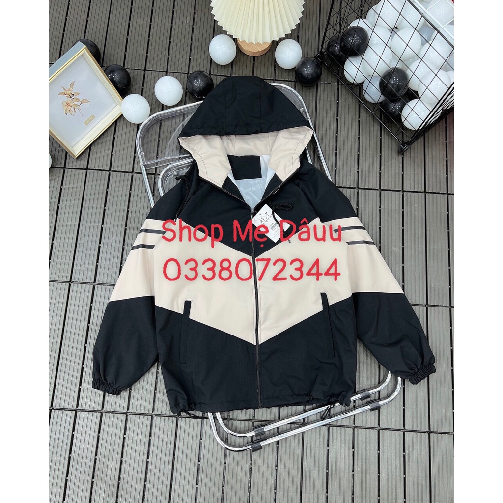 Áo gió nữ cao cấp, thời trang, Chống nước, phối màu trẻ trung.