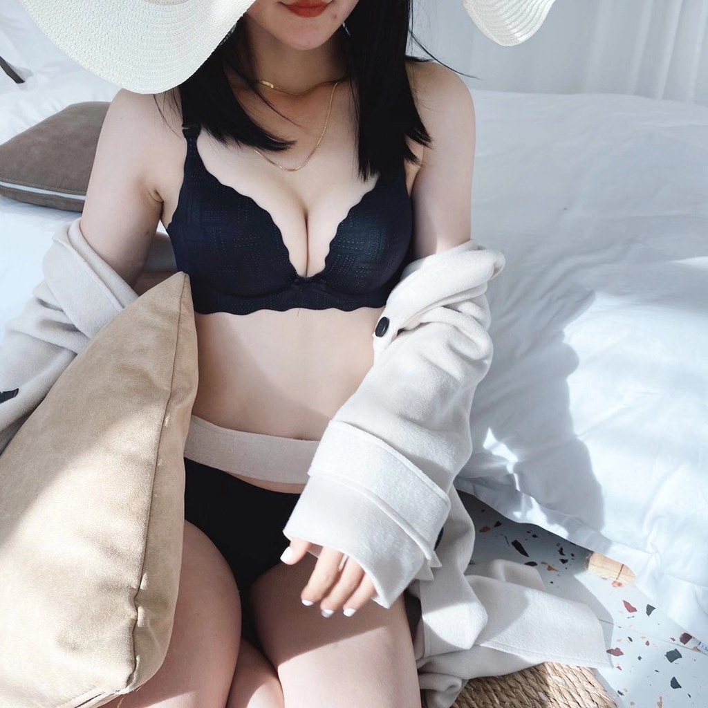 Áo Ngực Nữ - Áo Ngực Nữ đúc su không gọng cao cấp đệm dày nâng ngực DAN STORE MÃ AL40