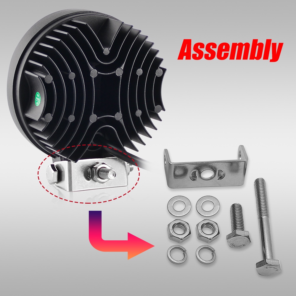 Đèn Pha led 4.6inch 72W 12V 24V Cho Xe Hơi 4x4 led