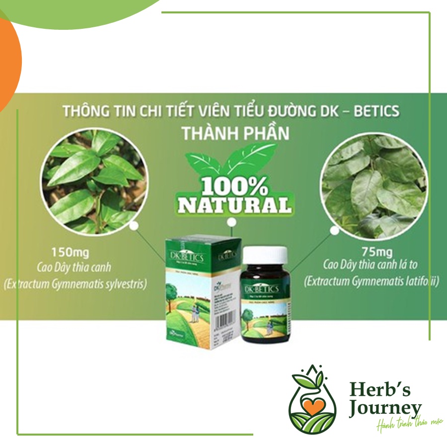 Viên tiểu đường DK- Betics - Công ty CP Dược Khoa - Hỗ Trợ Kiểm Soát và ổn Định Đường Huyết