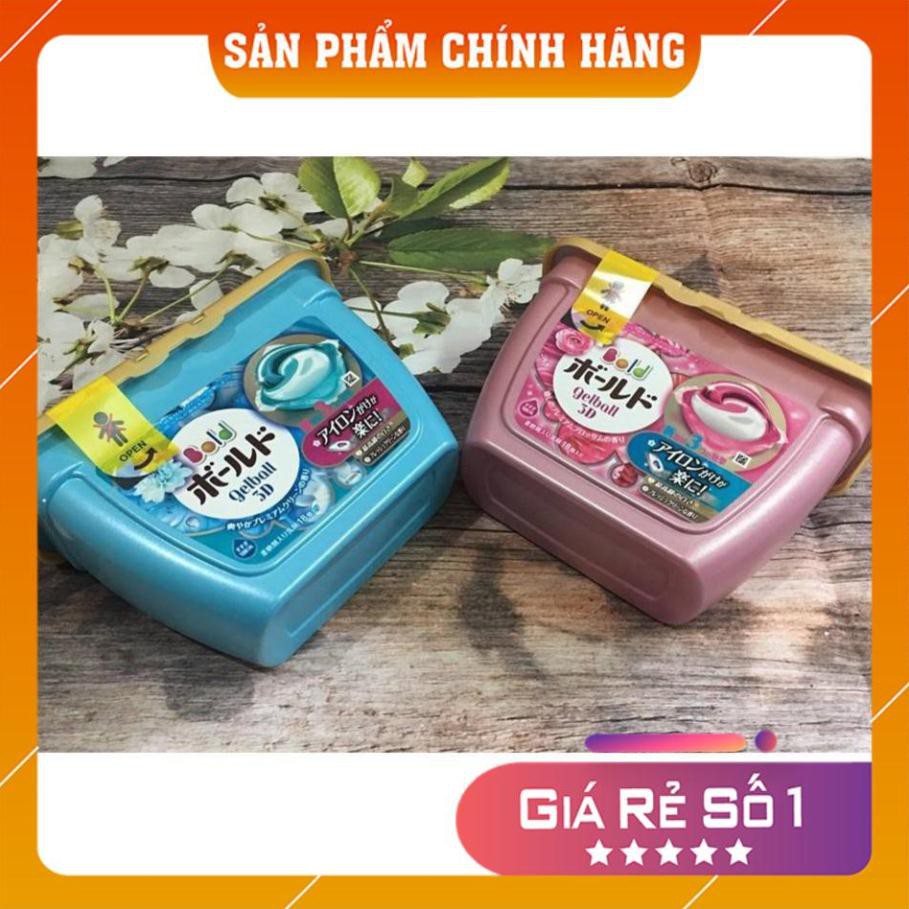 Viên Giặt Xả GELL BALL Bold 3D viên giặt Nhật Bản ( 3 in 1 ) viên giặt quần áo Nhập Trực Tiếp Viên Giặt Nội Địa Nhật