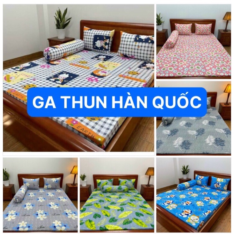 Ga nệm KO GỐI thun lạnh Hàn Quốc nệm 3-20cm xịn -mềm mát giá tốt nhất đủ size
