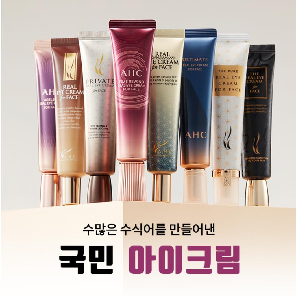 Mẫu Mới 2020- Kem Mắt AHC Time Rewind s Real Eye Cream For Face Hàn Quốc | BigBuy360 - bigbuy360.vn