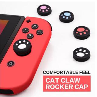 Cute Cat Claw ThumbStick Silicone Button Grip Cap Case for Nintend Switch SONY PS4 Controller