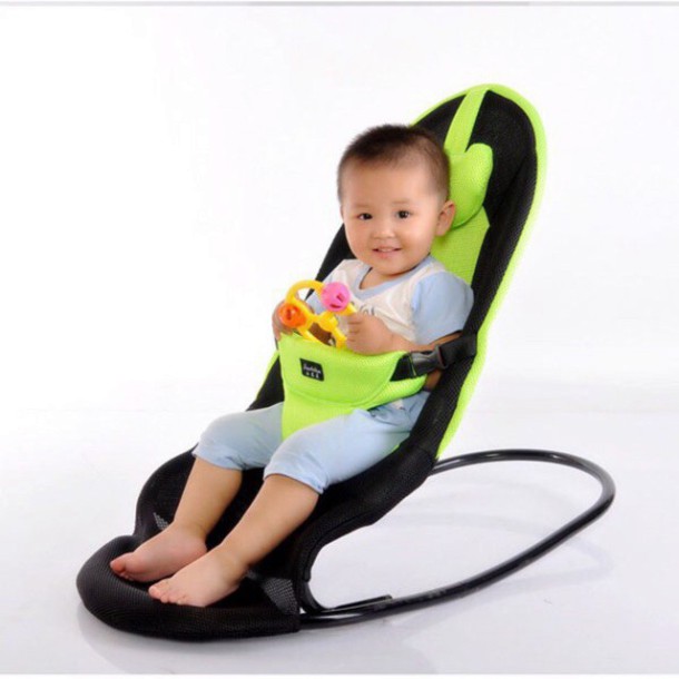 OTP Ghế nhún cho bé đa năng bập bênh - loại tự rung với đồ chơi cho trẻ ngủ 28 FG7
