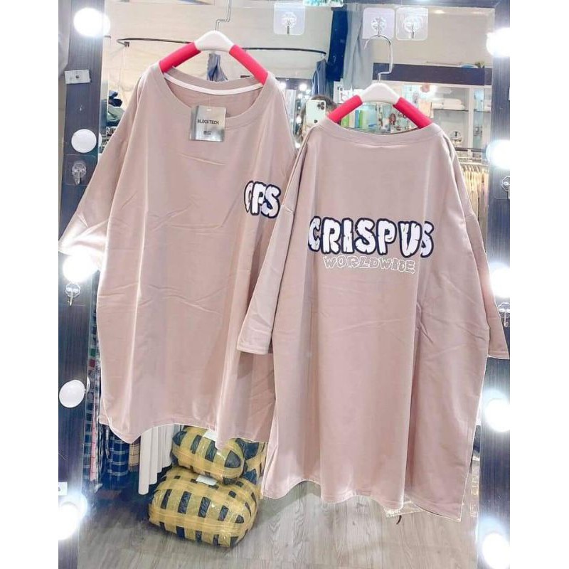 Áo thun tay lỡ phom unisex , phom thụng crispus (hình chụp thật 100%)