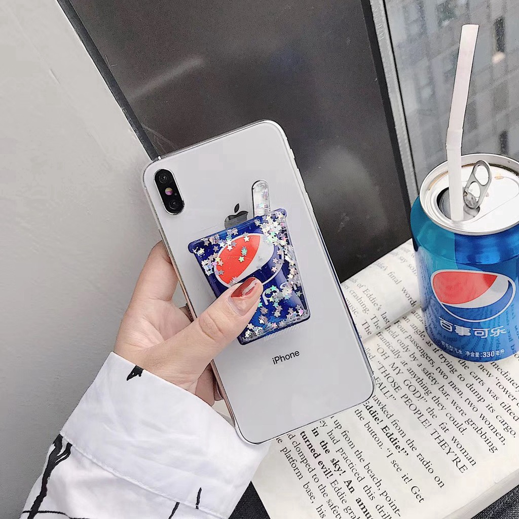 NEW! ! !Summer Drink Decompression Quicksand Bracket Mobile Phone Holder