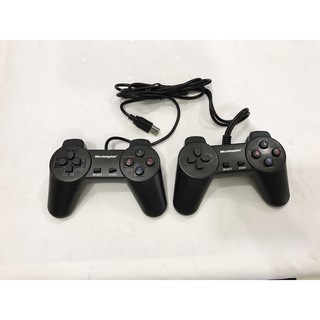 TAY CẦM GAME ĐÔI RUNG CÓ DÂY CỔNG USB -801D ( không hộp)