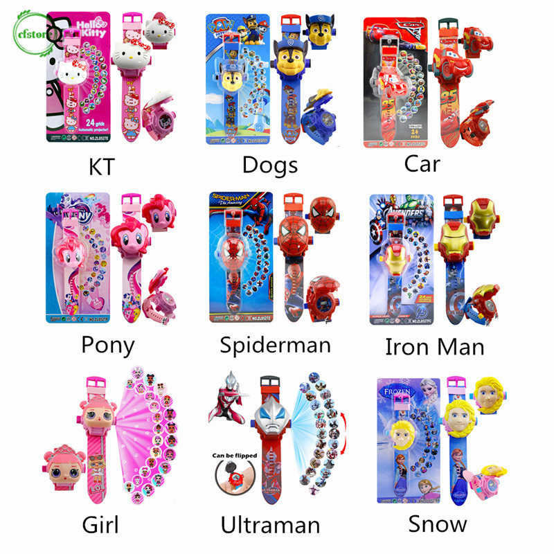 Đồng hồ điện tử 24 ảnh chiếu độc đáo cho bé