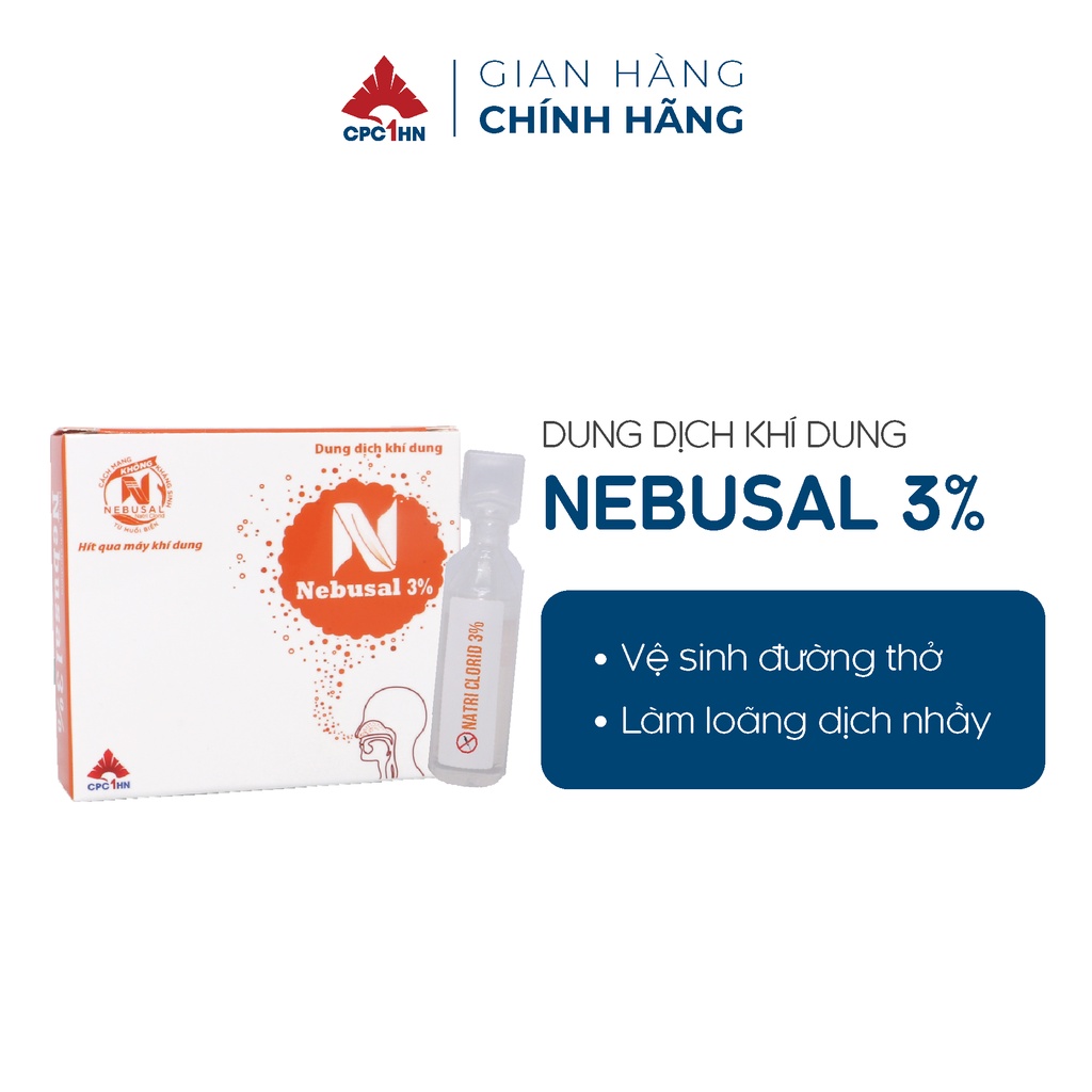 DUNG DỊCH KHÍ DUNG LÀM SẠCH ĐƯỜNG THỞ MŨI, HỌNG