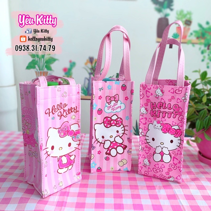 Túi đựng ly giữ nhiệt/bình sữa HELLO KITTY