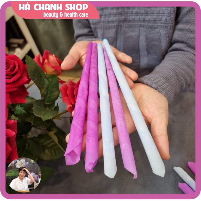 Combo 10 Đôi Nến Xông Tai Ấn Độ Nến Tai Dùng Trong SPA Làm Đẹp Bằng Sáp Ong Và Tinh Dầu Thư Giãn