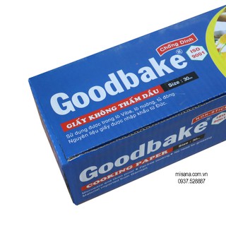 Giấy nến dùng lót nướng bánh Goodbake - KT : 30cm x 75m; 45 x75m; 45x100m