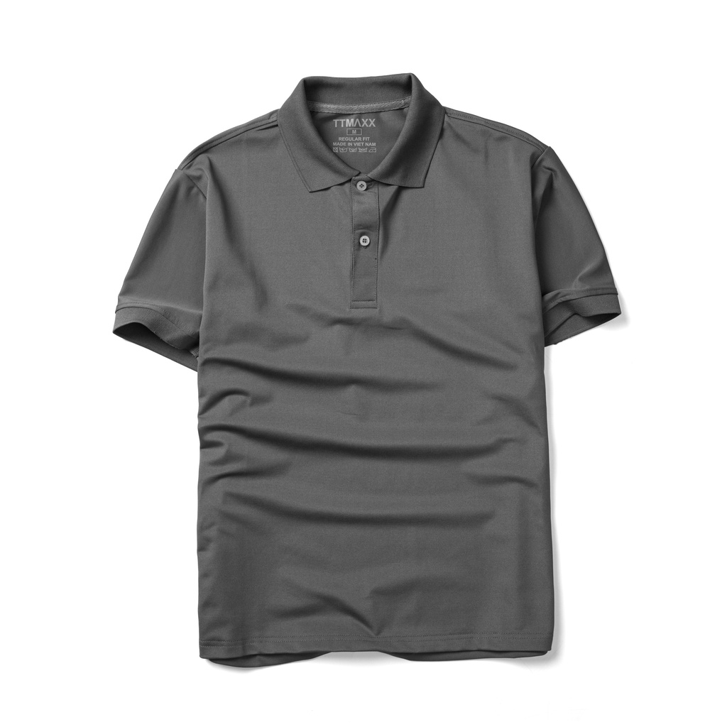 Áo thun nam POLO trơn vải cá sấu Gai Mềm cotton Mịn Mát Fom Regular Fit A111