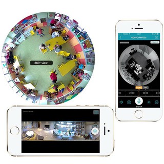 Camera ốp trần Panoramic 360 - Camera quay 360 độ siêu nét