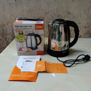 Ấm siêu tốc Comet 1.5 lit/1,8 lit. Hàng chính hãng có bảo hành.