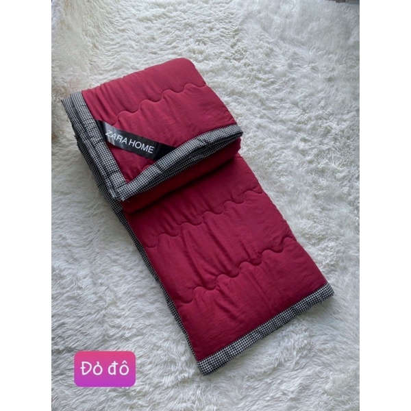 Chăn hè Zara đũi cotton nhập khẩu,chăn mềm 4 mùa cao cấp