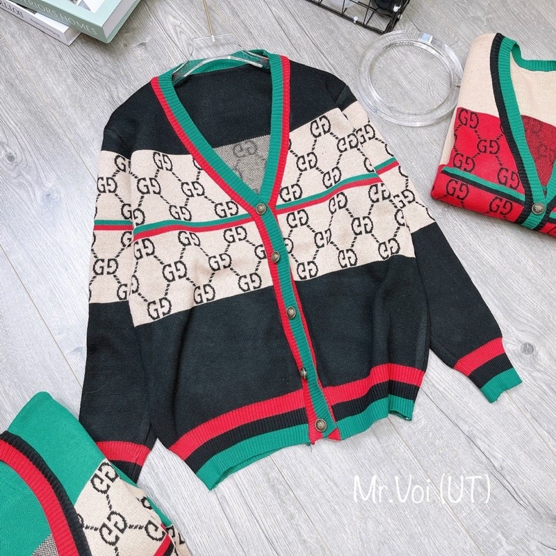 Áo Khoác Len Hoạ Tiết Hàng Quảng Châu ❤️ Ảnh Thật Lekemqc