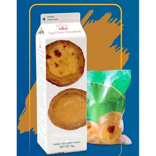 Combo Đế Bánh Tart Trứng và Kem Trứng Nhất Hương