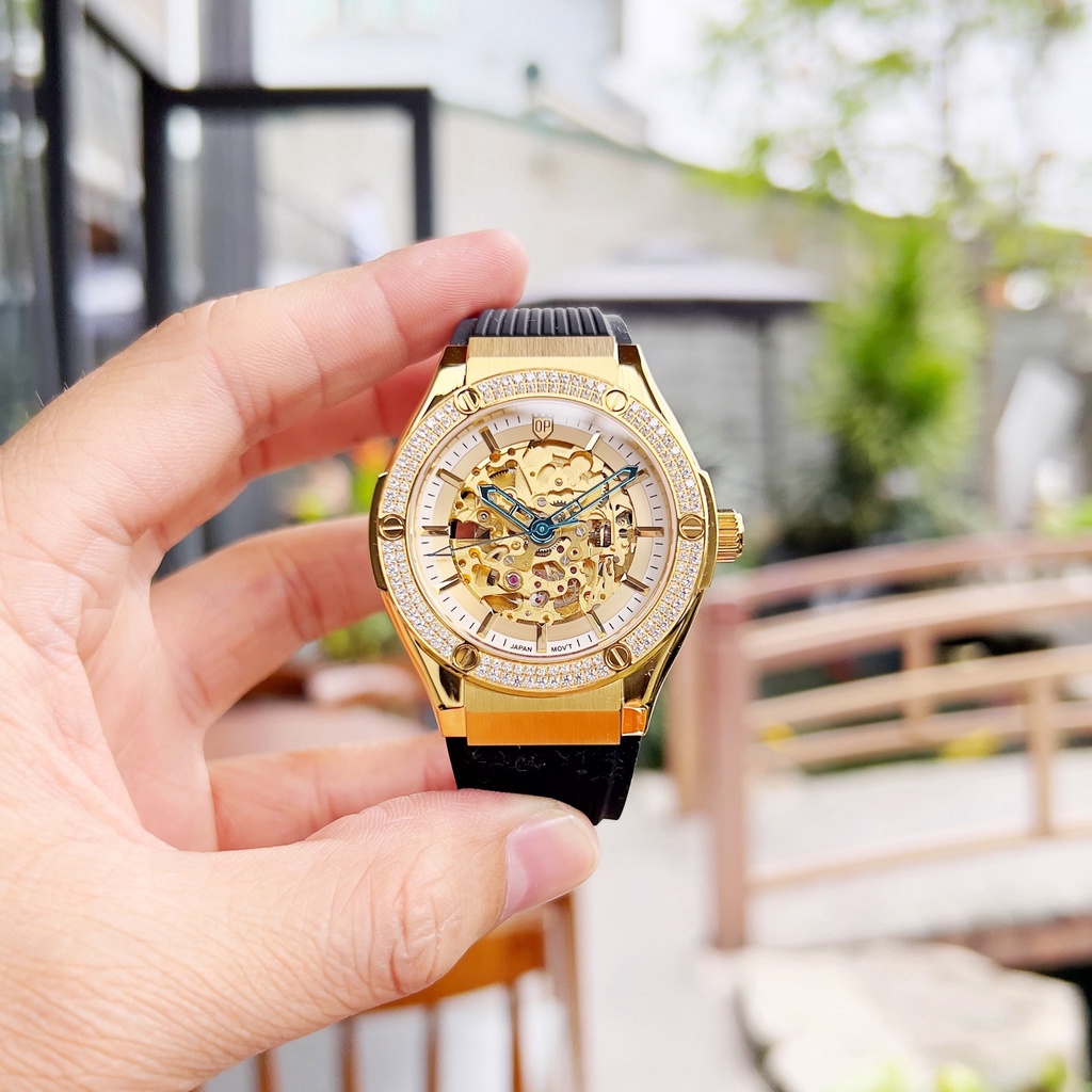 Đồng hồ nam chính hãng Olym Pianus OP990-45 OP990-45.24 OP990-45.24ADGK-GL trắng