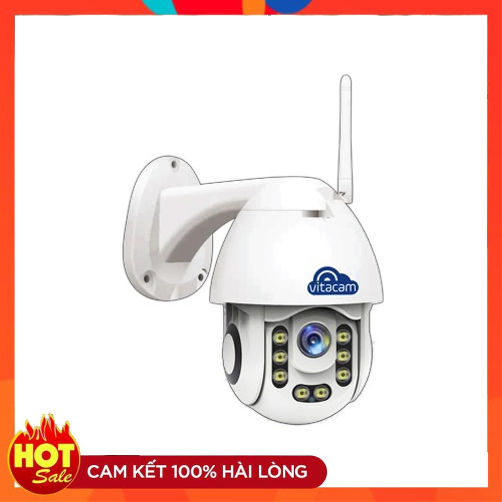 [Chính Hãng] Camera ngoài trời vitacam dz1080 pro xoay 350 độ, đàm thoại 2 chiều, chống lóa,chống nước chuẩn ip 68