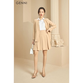 Chân váy xòe xếp ly cao cấp Gv028 - Genni
