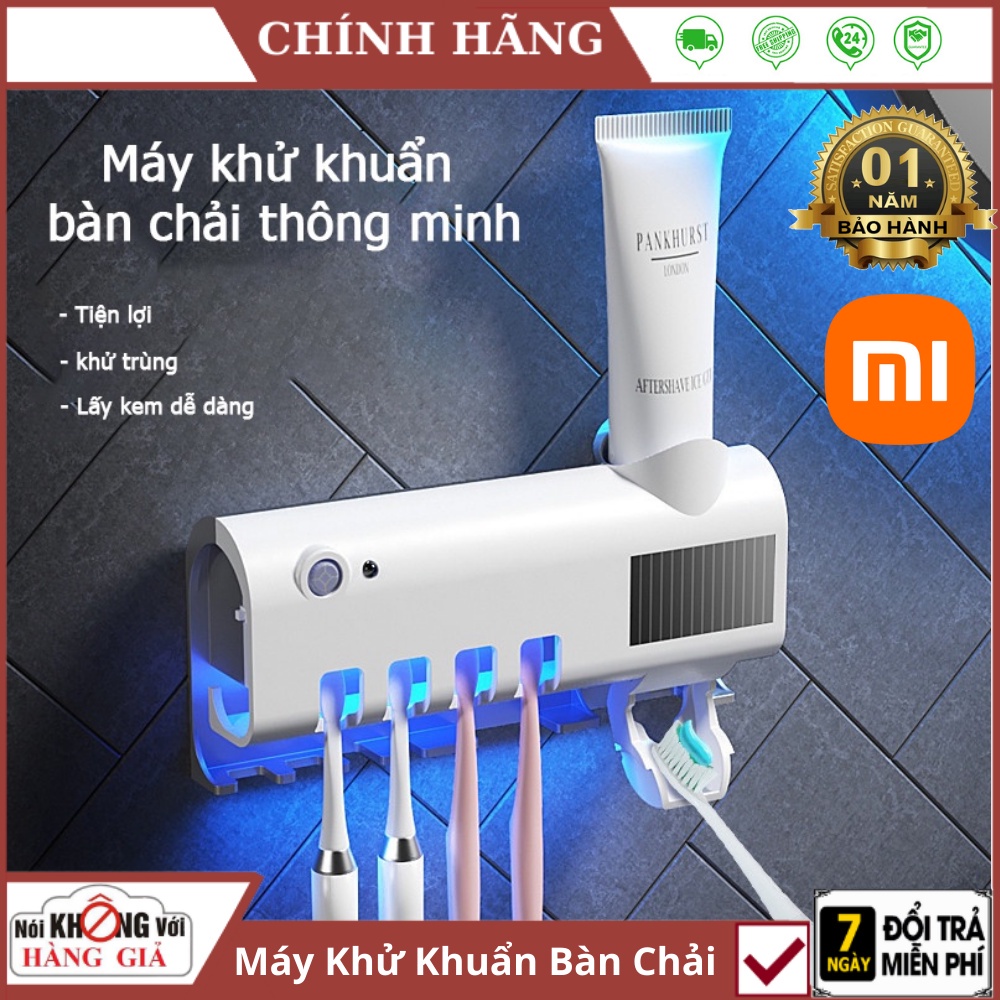 Giá treo bàn chải Kem đánh răng khử khuẩn tia UV công nghệ cao Châu Âu, Máy tiệt trùng bàn chải đánh răng UV