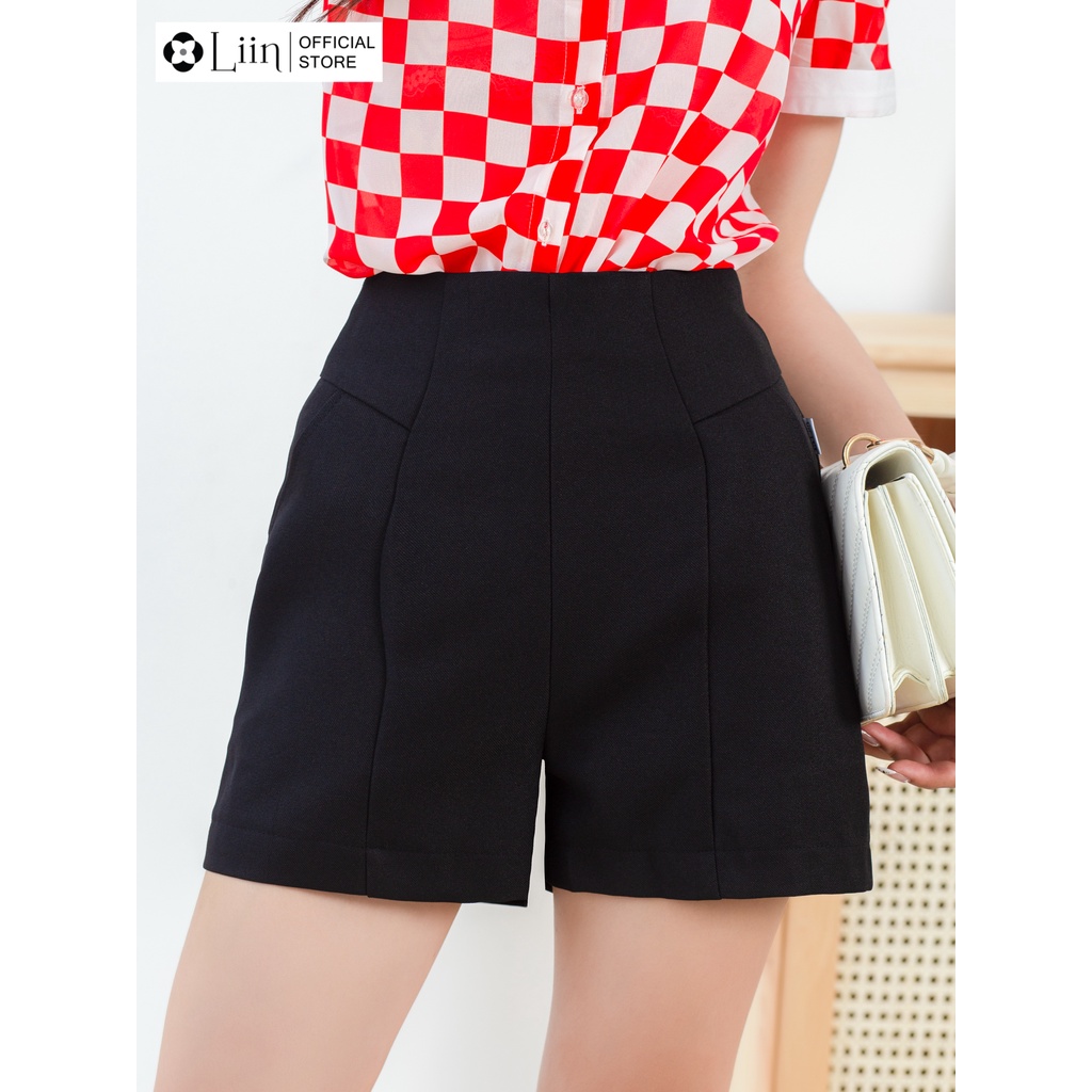 Quần short nữ basic LIIN CLOTHING đủ màu, đủ size, trẻ trung, kiểu dáng basic Q0123 | BigBuy360 - bigbuy360.vn