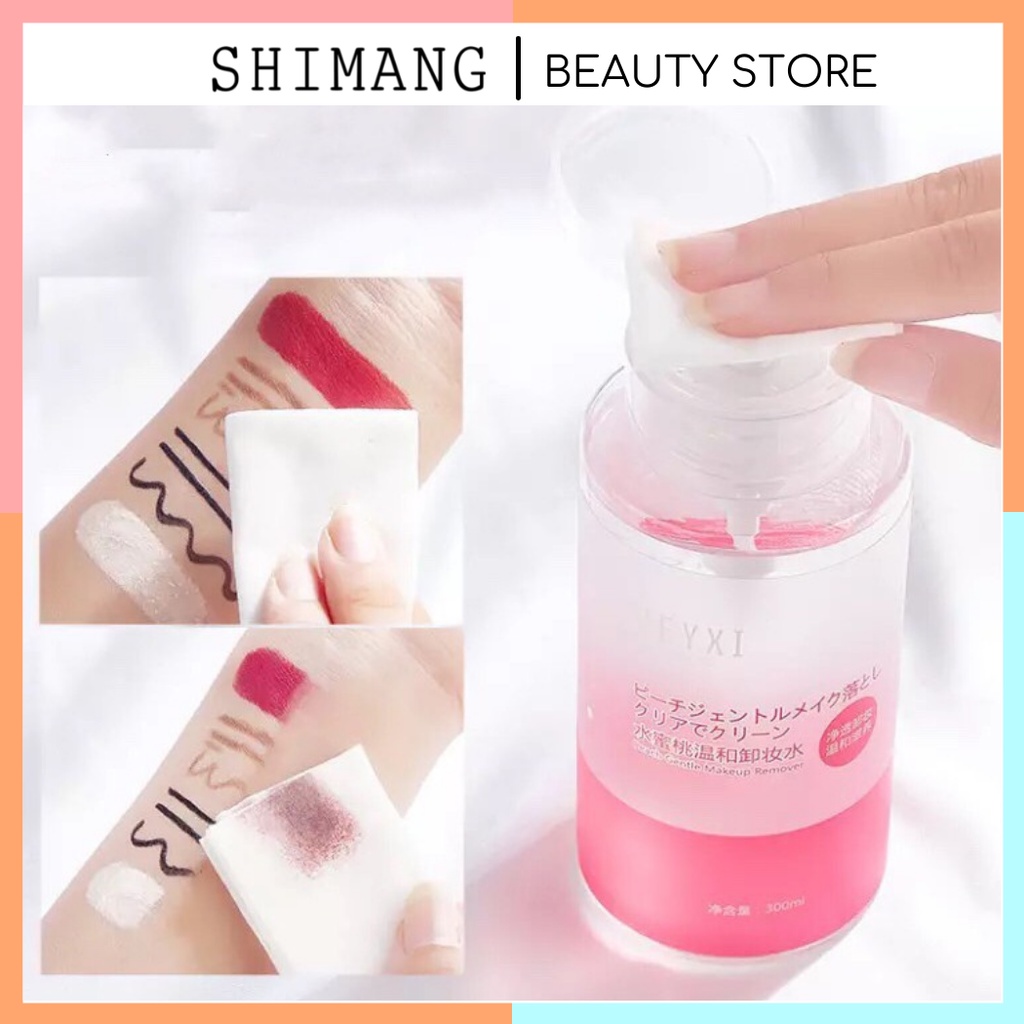 Nước tẩy trang đào Heyxi dưỡng ẩm làm sạch da Gentle Makeup Remover nội địa trung HNTT1